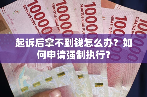 济南起诉后拿不到钱怎么办？如何申请强制执行？