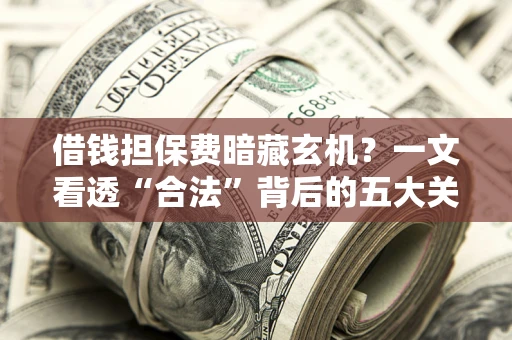 济南借钱担保费暗藏玄机？一文看透“合法”背后的五大关键陷阱