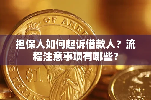 济南担保人如何起诉借款人？流程注意事项有哪些？